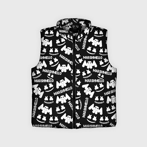 Детский жилет Marshmello pattern music / 3D-Светло-серый – фото 1