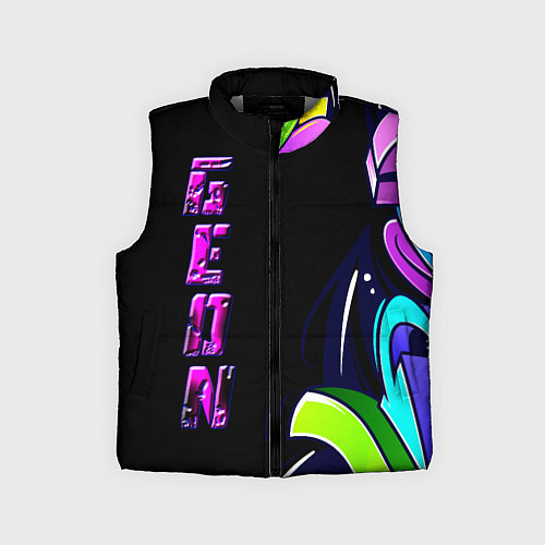 Детский жилет Geon Enduro graffitti / 3D-Светло-серый – фото 1