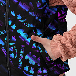 Детский жилет Marshmello neon club, цвет: 3D-светло-серый — фото 2
