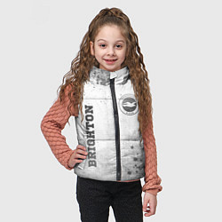 Детский жилет Brighton - white gradient вертикально, цвет: 3D-черный — фото 2