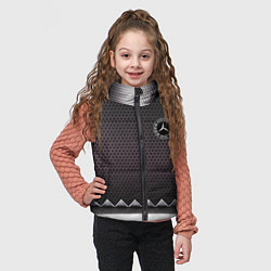 Детский жилет Mercedes benz carbon steel, цвет: 3D-красный — фото 2