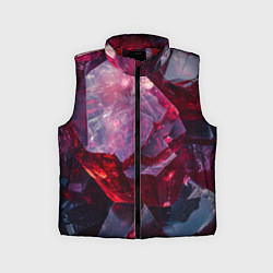 Детский жилет Драгоценный минерал, цвет: 3D-красный