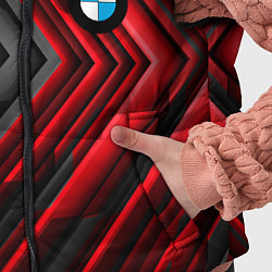 Детский жилет BMW geometry stripes red, цвет: 3D-красный — фото 2