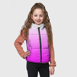 Детский жилет Gradient color pink, цвет: 3D-красный — фото 2