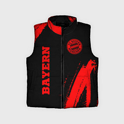 Детский жилет Bayern - red gradient вертикально