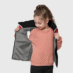 Детский жилет Черно-красный FIRM, цвет: 3D-светло-серый — фото 2