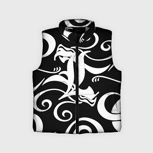 Детский жилет Death Note japan anime / 3D-Светло-серый – фото 1