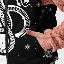 Детский жилет Инь янь - змеи, цвет: 3D-черный — фото 2