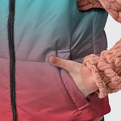 Детский жилет Абстрактно неоновый градиент, цвет: 3D-красный — фото 2