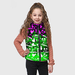 Детский жилет Fortnite краски кислота, цвет: 3D-красный — фото 2