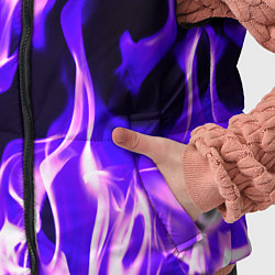 Детский жилет Неоновый огненный стиль, цвет: 3D-красный — фото 2