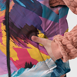 Детский жилет Горы краски, цвет: 3D-черный — фото 2