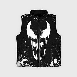 Детский жилет Venom logo, цвет: 3D-черный