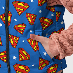Детский жилет Супермен паттерн, цвет: 3D-черный — фото 2