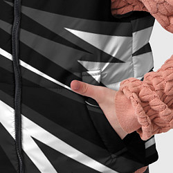 Детский жилет Субару - черно-белый, цвет: 3D-светло-серый — фото 2