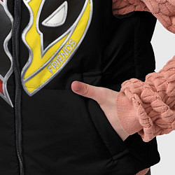 Детский жилет Deadpool and Wolverine best friends, цвет: 3D-черный — фото 2
