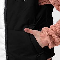 Детский жилет Arctic Monkeys - черное и белое, цвет: 3D-черный — фото 2