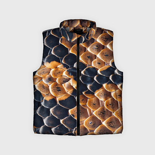 Детский жилет Змеиный талисман / 3D-Светло-серый – фото 1