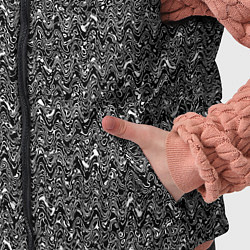 Детский жилет Чёрный с белым текстурированный, цвет: 3D-черный — фото 2