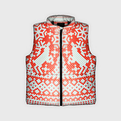 Детский жилет Новогодняя шкура змеи