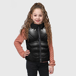 Детский жилет Костюм черной пантеры, цвет: 3D-светло-серый — фото 2