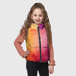 Детский жилет Облака краски, цвет: 3D-черный — фото 2