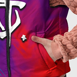 Детский жилет Doom неоновые краски, цвет: 3D-черный — фото 2