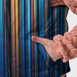 Детский жилет Композиция из вертикальных линий, цвет: 3D-светло-серый — фото 2
