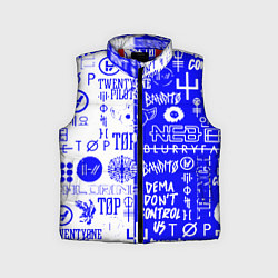 Детский жилет Twenty one pilots лого, цвет: 3D-красный