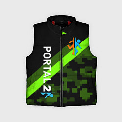 Детский жилет Portal camo steel geometry, цвет: 3D-красный
