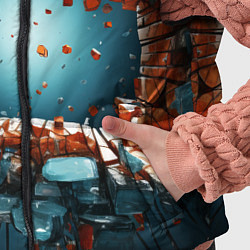 Детский жилет Объемная дыра из частиц, цвет: 3D-красный — фото 2