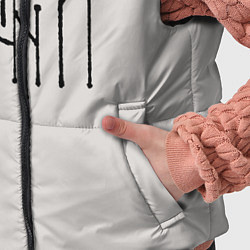 Детский жилет Вязью Таня - чёрная надпись, цвет: 3D-светло-серый — фото 2