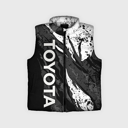 Детский жилет Toyota - белый разрыв / 3D-Светло-серый – фото 1