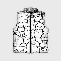 Детский жилет Doodle monsters, цвет: 3D-черный