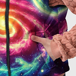 Детский жилет Spiral galaxy - neon glow, цвет: 3D-черный — фото 2