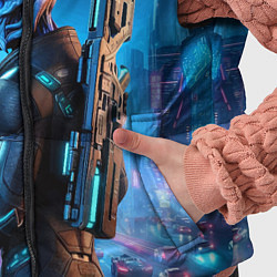 Детский жилет Mass Effect - neon glow fantastic, цвет: 3D-красный — фото 2