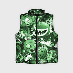 Детский жилет Растения против зомби в зеленом цвете