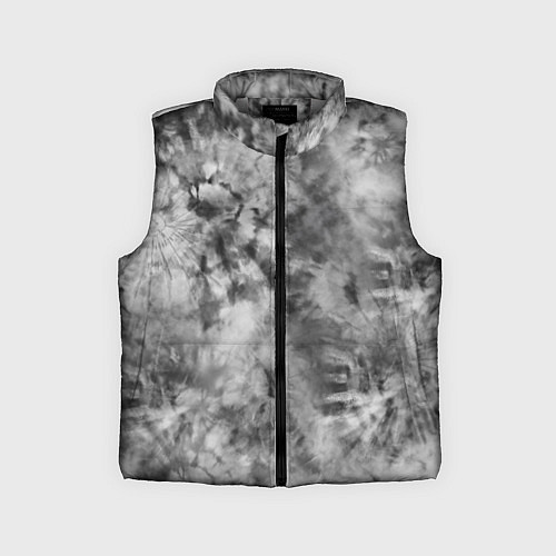 Детский жилет Серый тай дай - абстракция / 3D-Светло-серый – фото 1