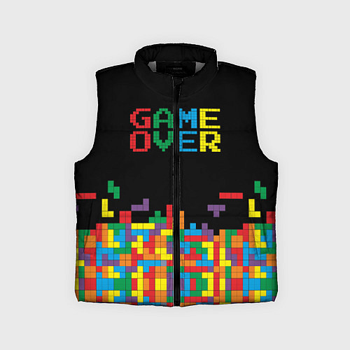 Детский жилет Game over / 3D-Светло-серый – фото 1