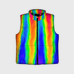 Детский жилет Пожар в химлаборатории, цвет: 3D-черный