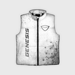 Детский жилет Genesis - white gradient вертикально, цвет: 3D-черный