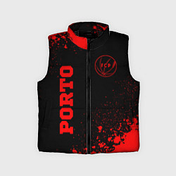 Детский жилет Porto - red gradient вертикально
