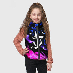 Детский жилет Doom flame neon, цвет: 3D-красный — фото 2