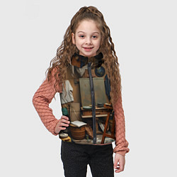 Детский жилет Мастерская художника, цвет: 3D-красный — фото 2