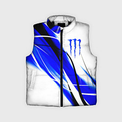 Детский жилет Monster energy линии абстракции