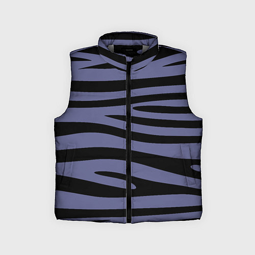 Детский жилет Морские полоски / 3D-Светло-серый – фото 1