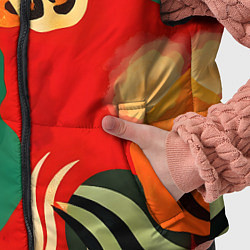 Детский жилет Анималистичный африканский паттерн, цвет: 3D-красный — фото 2