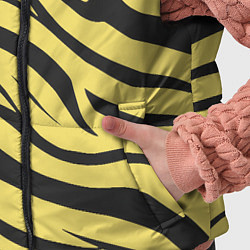 Детский жилет Светлый тигровый паттерн, цвет: 3D-черный — фото 2