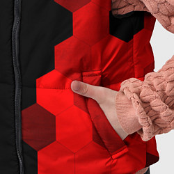 Детский жилет Jaguar - red gradient по-вертикали, цвет: 3D-черный — фото 2