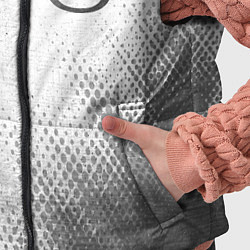 Детский жилет Mazda - white gradient вертикально, цвет: 3D-черный — фото 2